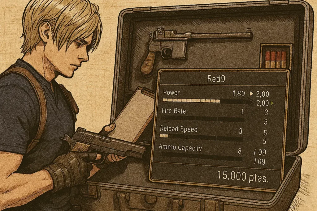 How to upgrade weapons in Resident Evil 4