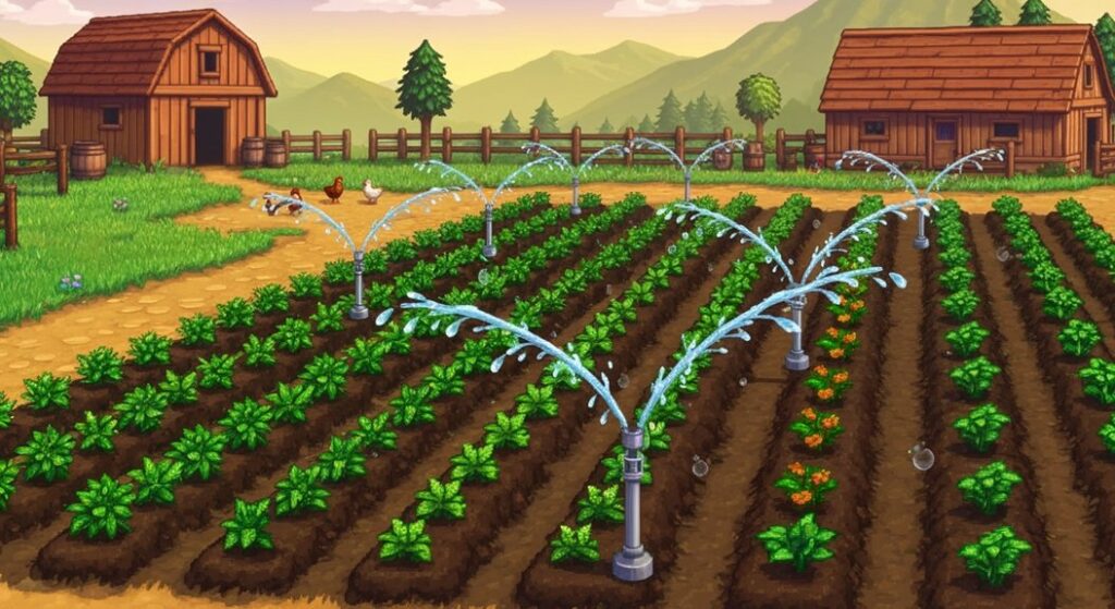 automated irrigation system setup